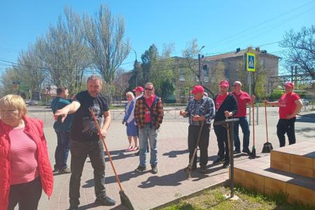 Ленинский субботник в Запорожской области