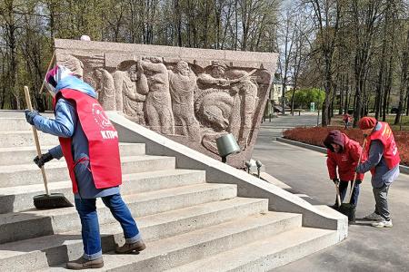 Рейд чистоты на мемориале «Красная Талка» в Иванове