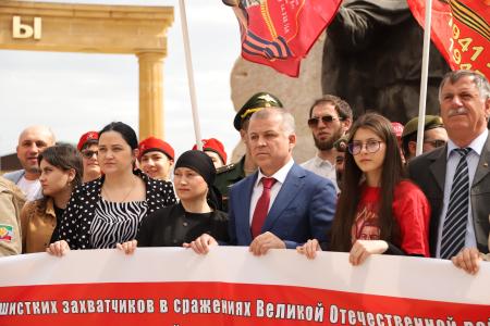 Антифашистская марш-эстафета «Наша Великая Победа» в Республике Дагестан
