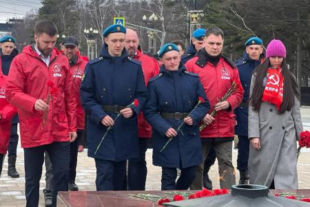 Марш "Наша великая Победа» на Сахалине
