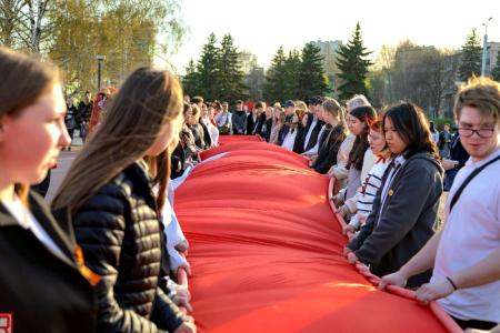 В Пензе прошел марш-эстафета «Наша Победа»