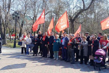 Тюменские коммунисты почтили память В.И. Ленина