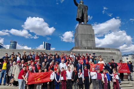 В Екатеринбурге отметили 155-ю годовщину со дня рождения В.И. Ленина
