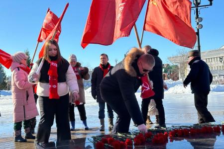 Ненецкий автономный округ. Марш-эстафета «Наша Великая Победа» в Нарьян-Маре