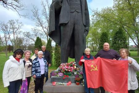 Краснодарский край. Кубанские активисты и сторонники КПРФ отметили 155-й день рождения В.И. Ленина