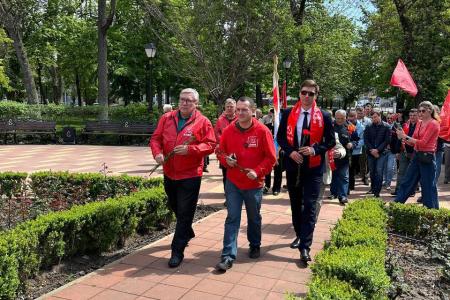 Краснодарский край. Кубанские активисты и сторонники КПРФ отметили 155-й день рождения В.И. Ленина