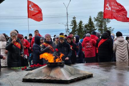Коммунисты Архангельска приняли эстафету «Наша Великая Победа»