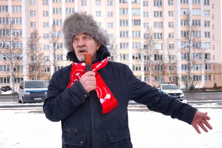 Ямало-Ненецкий автономный округ. Митинг в честь 155-ой годовщины со дня рождения В.И. Ленина