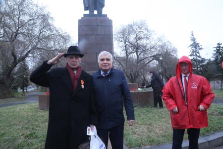 В Омской области прошли торжественные мероприятия в честь 155-й годовщины со дня рождения В.И. Ленина