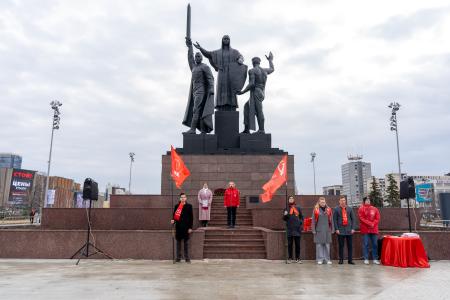 Мария Дробот в Перми: марш-эстафета «Наша Великая Победа»