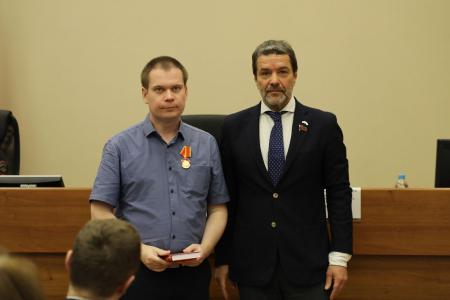 Александр Ющенко и Виктор Царихин поздравили ветеранов органов внутренних дел Российской Федерации