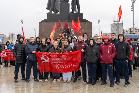 Мария Дробот в Перми: марш-эстафета «Наша Великая Победа»