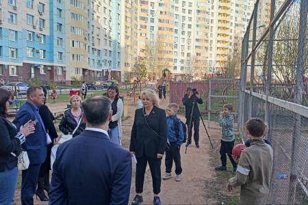 Н.А. Останина: «Оренбуржцам нужны безопасные и комфортные детские площадки!»