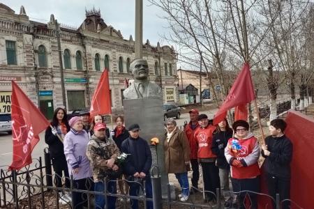 155-летие со дня рождения Владимира Ленина отметили коммунисты Забайкалья