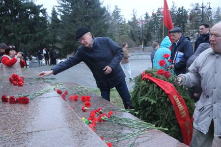 В Омской области прошли торжественные мероприятия в честь 155-й годовщины со дня рождения В.И. Ленина