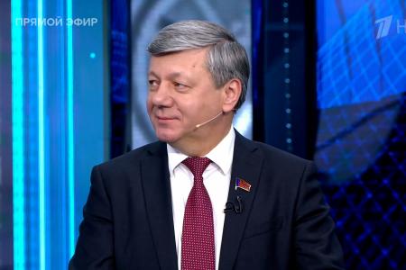 Дмитрий Новиков на Первом канале об уроках Маркса и Энгельса в оценке западной демократии и проблеме выбора Зеленского между Вашингтоном и собственными нацистами