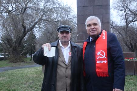 В Омской области прошли торжественные мероприятия в честь 155-й годовщины со дня рождения В.И. Ленина