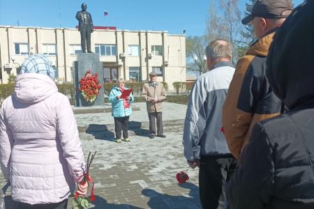 В Омской области прошли торжественные мероприятия в честь 155-й годовщины со дня рождения В.И. Ленина