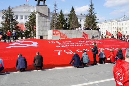 Курганские коммунисты приняли эстафету «Наша Великая Победа»