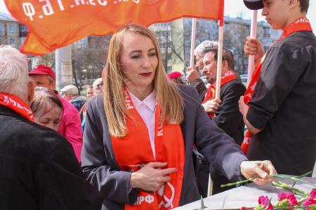 В Удмуртии коммунисты Ижевска отметили день рождения В.И. Ленина