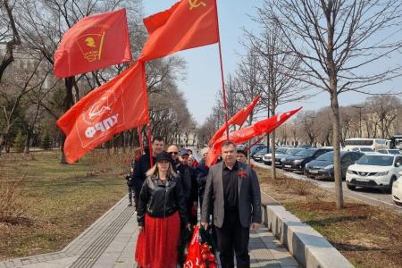В.И. Ленину – 155 лет! Амурские коммунисты почтили память вождя мирового пролетариата