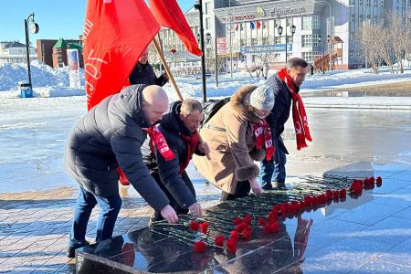 Ненецкий автономный округ. Марш-эстафета «Наша Великая Победа» в Нарьян-Маре