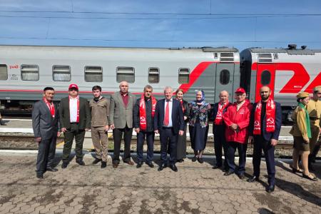 В Ингушетию прибыл ретро-поезд «Победа»