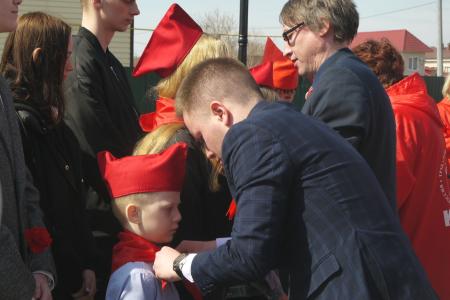 Тюменская область. Торжественный митинг в Тобольске: 155 лет В.И. Ленину и возрождение исторической памяти