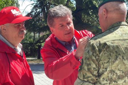 На героической земле Крыма коммунисты и комсомольцы приняли участников автопробега в рамках международного проекта "Содружество" Беларусь – Россия
