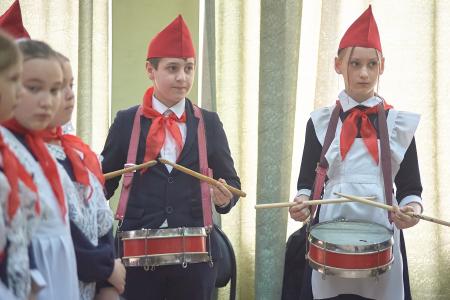 Красноярский край. При участии КПРФ состоялся прием в пионеры