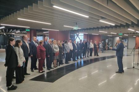 В Мособлдуме прошла выставка «Отпечатки времени Великой Победы»