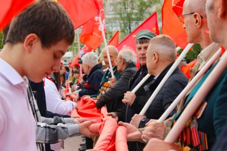 Владимирская область приняла марш-эстафету "Знамя нашей Победы"