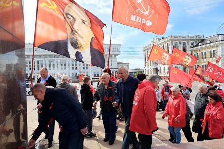 Объединиться вокруг КПРФ! Первомайская акция тамбовских коммунистов