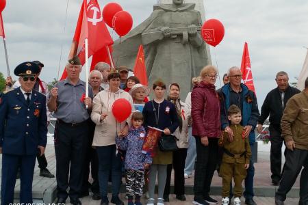 Тамбовские коммунисты приняли участие в праздничных мероприятиях, посвященных 80-летию Победы