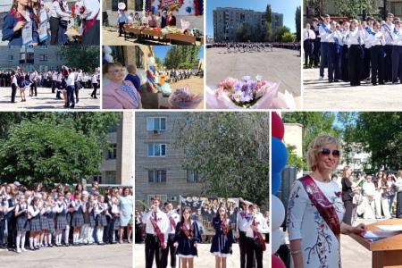 Саратовская область. Ольга Алимова побывала на Последнем звонке в Гимназии №8 города Энгельса