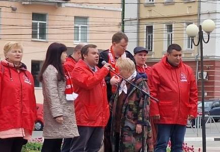 Рязань встретила Победную марш-эстафету. Мы — помним! Мы — гордимся! Мы — не подведем!