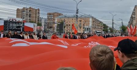 Рязань встретила Победную марш-эстафету. Мы — помним! Мы — гордимся! Мы — не подведем!