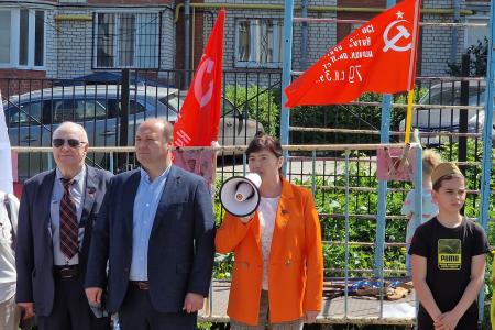 Рязанская область. При поддержке КПРФ проведена детская игра «Зарница»