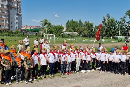 Рязанская область. При поддержке КПРФ проведена детская игра «Зарница»
