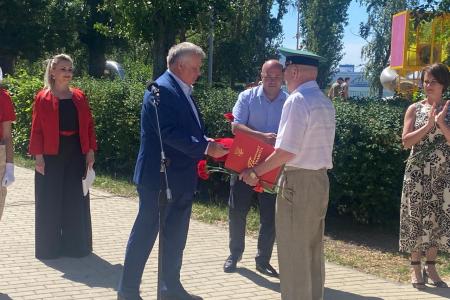 Воронежская область. КПРФ поздравила ветеранов-пограничников с профессиональным праздником