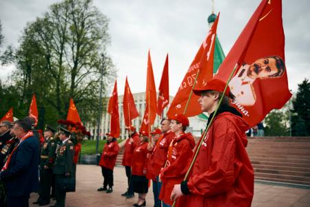 Владислав Егоров выступил на митинге Победы в Нижегородском Кремле