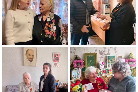 В Тульской области депутаты-коммунисты и секретари в преддверии 80-летия Великой Победы поздравляют ветеранов