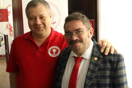Поздравляем шахматистов спортклуба «КПРФ» с победой на Чемпионате России среди мужским команд!
