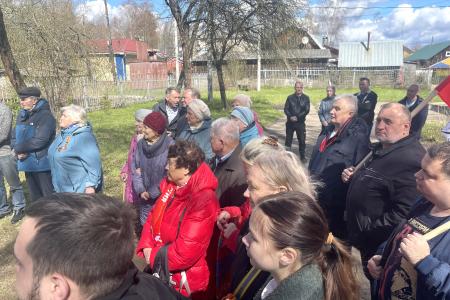 Олег Лебедев выступил на митинге, посвященном открытию памятника И.В. Сталину в Вологодской области