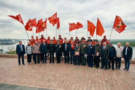 Владислав Егоров выступил на митинге Победы в Нижегородском Кремле