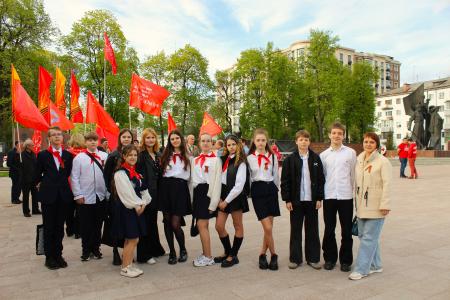 Владимирская область приняла марш-эстафету "Знамя нашей Победы"
