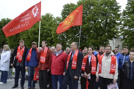 Воронежская область. Красный цвет – цвет Победы!