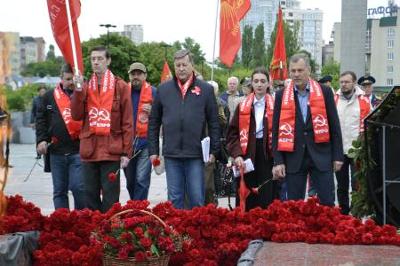 Воронежская область. Красный цвет – цвет Победы!