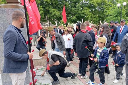 В Запорожской области открыли памятник И. В. Сталину