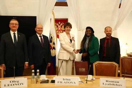Ирина Филатова провела встречу с делегацией группы дружбы с Россией Национального совета Республики Намибии